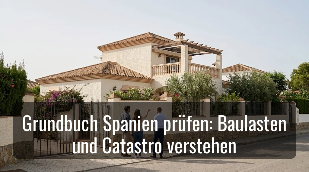 Grundbuch in Spanien prüfen: Nota Simple und Catastro